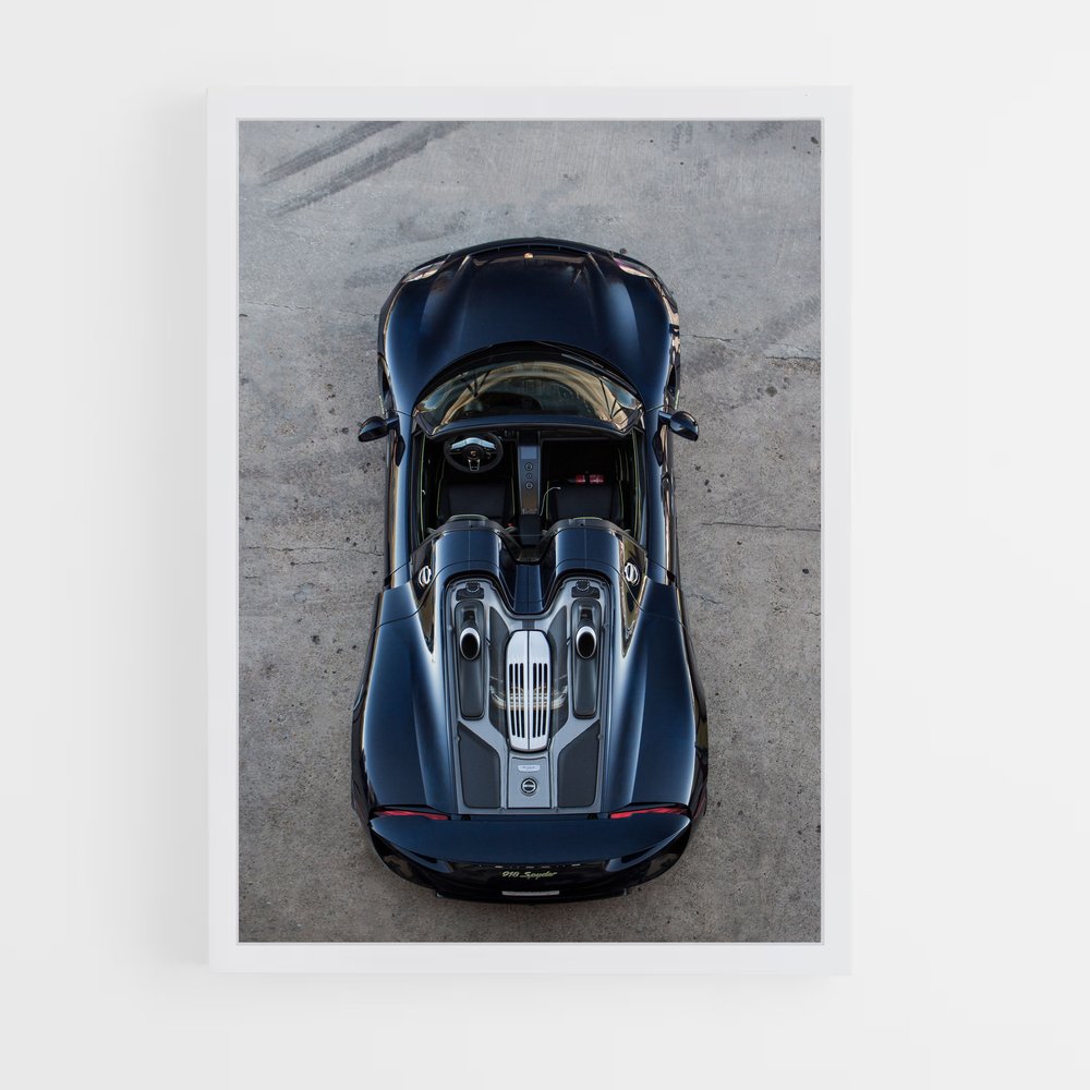 Poster Spyder en Détente – affiche Porsche (vue 3)